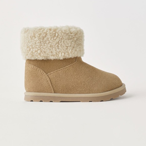 Zara lined leather boots - Picture 2 of 4